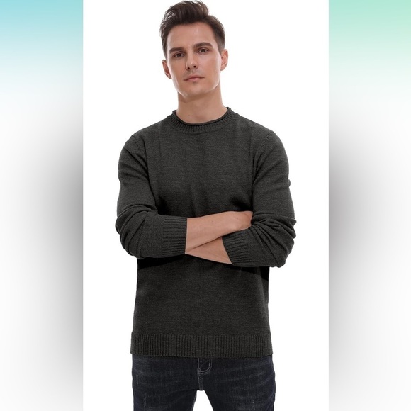 Sailwind Men's Crewneck Sweater Soft Casual Classic Pullover with Ribbing Edge L - Picture 6 of 16